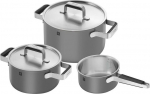 Zwilling Pure pottide ja pannide komplekt, 3 tk, hall