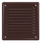 Ventikad Ventika metallist ventilatsiooniv&otilde;re 25x25 v&otilde;rguga, pruun