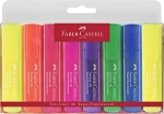Tekstimarkerite komplekt Faber-Castell Superflourescent 8-v&auml;rvi, Tekstimarkerite komplekt Faber-Castell Superflourescent 8-v&auml;rvi
