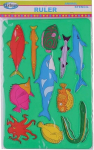 Plastmassist &scaron;abloon loomadega, 26,5 x 18,5 cm