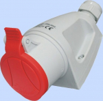 Pistikupesa fikseeritud 16a 4p 400v Ac Ip44 Elektromet Gsm16a-4