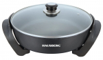 Elektripann Hausberg HB-1303NG, &Oslash;30 cm, s&uuml;gavus 7 cm, teflon, 1800 W