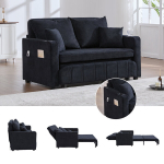 Multifunktsionaalne diivan, v&auml;ljat&otilde;mmatav, USB, 280 kg, 139x83x58 cm