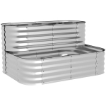 Metallist lillede riiul, 118x45x30 cm, h&otilde;be, 2 taset, 1 tk