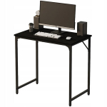 Arvutilaud &ndash; must, industriaalne, moodne loft-stiilis, 80 cm