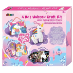 Diy Unicorn 4in1 komplekt &ndash; &otilde;mblus, sulgede kunst, kaabitsad