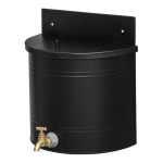 Veepaak kraaniga, 10 L, must