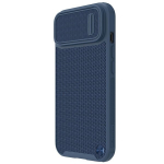 Nillkin Textured S Magnetic Case iPhone 14 MagSafe case with camera cover blue (Blue)