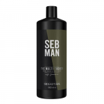 SebMan The Multitasker-kolm &uuml;hes juustele, habemele ja kehale, 1000 ml, 1000 ml