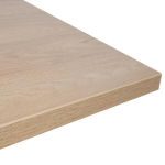 Lauaplaat ERGO 160x80xH2,5cm, hikkoripuu, melamiinkattega puitlaastplaat