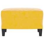 vidaXL jalapink, kollane, 60 x 50 x 41 cm, samet