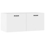 vidaXL seinakapp, valge, 80 x 35 x 36,5 cm, tehispuit