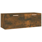 vidaXL teleri seinakapp, suitsutatud tamm, 100x36,5x35 cm, tehispuit
