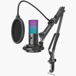 Kondensaatormikrofon Fifine T669 PRO3 RGB, must v.