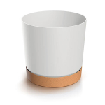 Lillepott alusega Prosperplast Tubo PM DPOD180-S449/4665W, valge