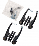Pidurite komplekt (paar) V-Brake DeOne, 110 mm, piduriklotsid 70 mm, (YX-C215) 4543