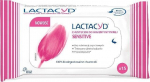 Intiimh&uuml;gieeni salvr&auml;tikud Lactacyd Sensitive Intimate Hygiene, 15 tk.