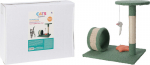 Cats Collection kraapimispost kassidele koos m&auml;nguasjaga, 40x30x41 cm, roheline