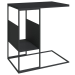 vidaXL lisalaud, must, 55 x 36 x 59,5 cm, tehispuit
