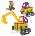 Magnetkonstruktor Cooler stuff Co Roomikutega ekskavaator, 48-osaline