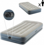 INTEX Pillow Rest Mid Rise inflatable bed - electric 2 people 64116ND