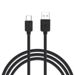 Kaabel - USB-t&uuml;&uuml;pi C - 3 meetrit must