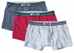Mustang meeste bokserid 3pk, sinine-hall-punane, S