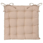 "Galette de chaise "Anjali" beige 38x38cm - Atmosphera loov m&ouml;&ouml;bel"