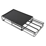 Kohvikuupide korraldaja - DKD Home Decor - Must - Metall - 21x31x7,5 cm - Kaasaegne disain