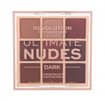 Lauv&auml;rvidepalett Makeup Revolution London Ultimate Nudes 8,1 g, Dark