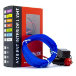 EinParts LED valgusriba auto kaunistamiseks 12V - pikkus 3M, v&auml;rvus Sinine