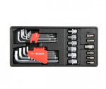 YATO HEX, TORX v&otilde;tmed, TORX peade komplekt 31 tk. &uuml;mbrises YT-55451