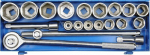 V&otilde;tmete komplekt Vorel, 21 tk. 3/4"