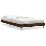 vidaXL voodiraam, suitsutatud tamm, 90x190 cm, tehispuit