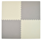 Vahtplastimatt Humbi Cream Grey 4 tk 62x62x1 cm