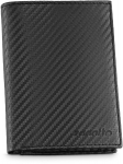 Meeste nahast rahakott Carbon RFID Secure