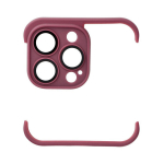 Mini bumbers &uuml;mbris kaamera kaitsega, iPhone 13 Pro Max (6,7"), cherry