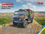 Liimitav mudel ICM 35137 German Military Radio Truck Unimog S 404 1/35