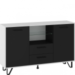 Kummut Boss - BOS-03 - 2D2S, valge/must l&auml;ikiv