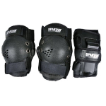 Kaitsmete komplekt Spartan Standard, must, 6 osaline