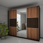 Riidekapp Rico L240D, pruun