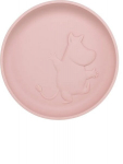 Silikoonist taldrik Moomin, rosehip pink, 4+ kuud