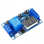RELEEMOODUL 10A 230V TAIMER 0-999MIN T&Uuml;KLI L&Uuml;LITI TAIMER MICRO USB