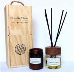 Vanilla Blanc hajuti ja k&uuml;&uuml;nla kinkekomplekt (magus apelsin ja atlaslik seedripuu) -