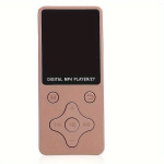 Mp3 m&auml;ngija T1 kaasaskantav MP4 MP3 muusikam&auml;ngija koos 8GB kaardiga, De&scaron;imt auksinių