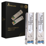 Extralink SFP 1.25G 2-pack SFP Module 1.25Gbps, LC/UPC, 1310nm, 20km, single mode, DOM