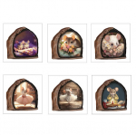 Laste seinakleebised Hiired 6 tk.