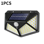 (1tk)1248 100 LED p&auml;ikeseenergiaga seinavalgustid PIR-liikumisanduriga p&auml;ikeseenergial t&ouml;&ouml;tav p&auml;ikesevalgusti aiavalgusti jaoks