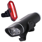 Jalgratta tagumine valgus usb esijalgratta lemme komplekt jalgrattarihmakas