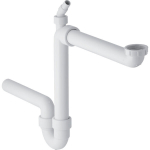 Geberit P-kujuline valamu sifoon, valge, 152.885.11.1